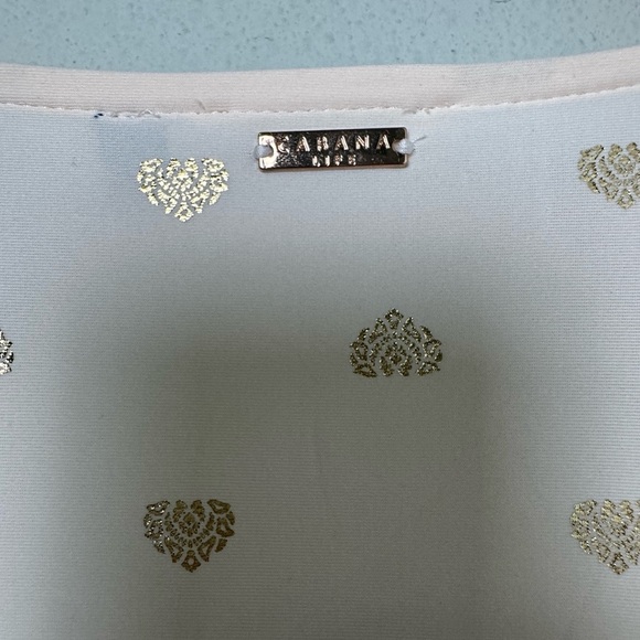 Cabana Life Ivory & Metallic Gold Embroidered Wrap Maxi Dress UPF 50+ Size L - Picture 12 of 16